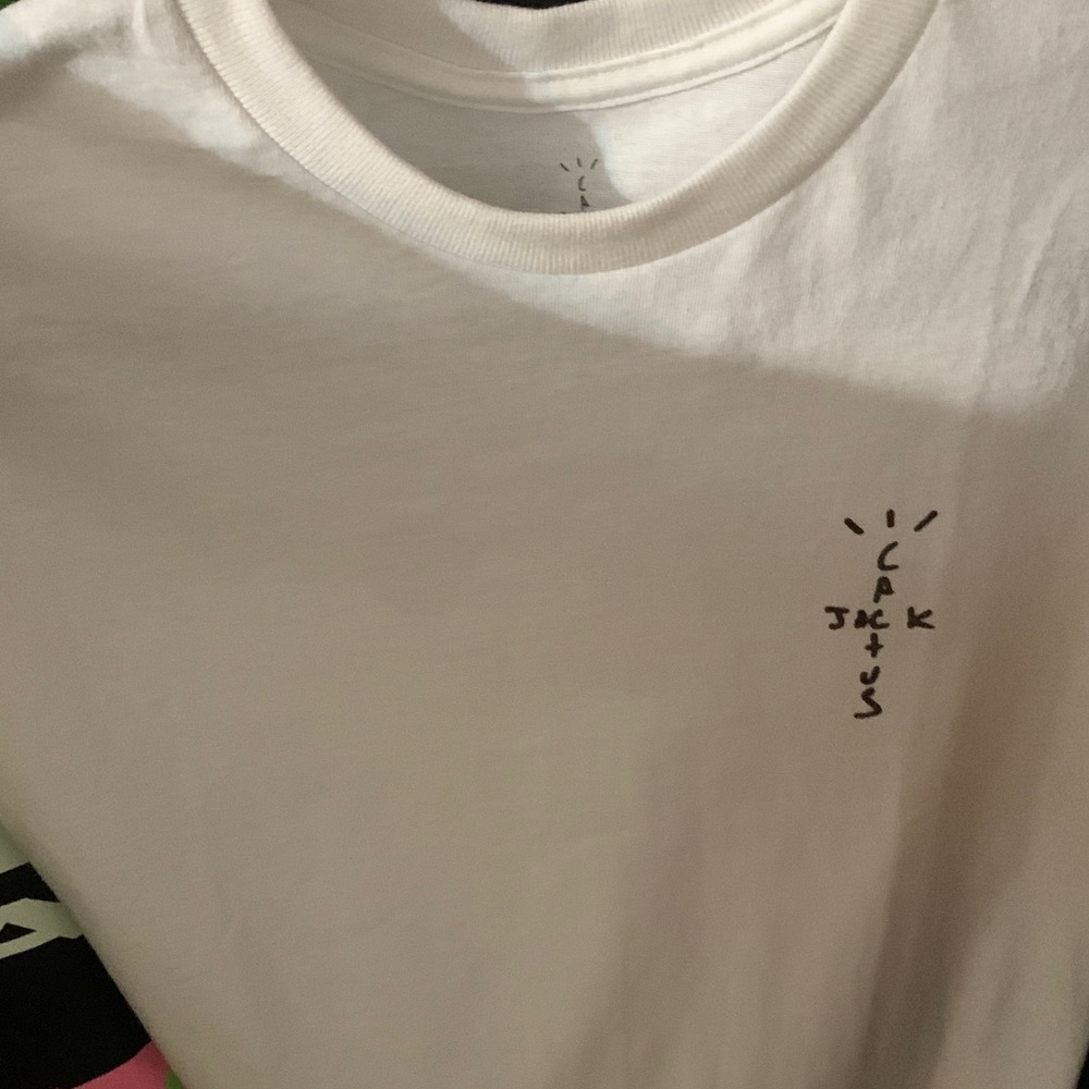 Travis Scott Cactus Jack White Tee